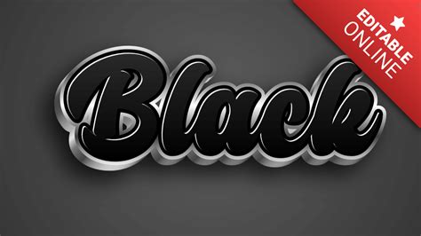 metallic silver font generator.